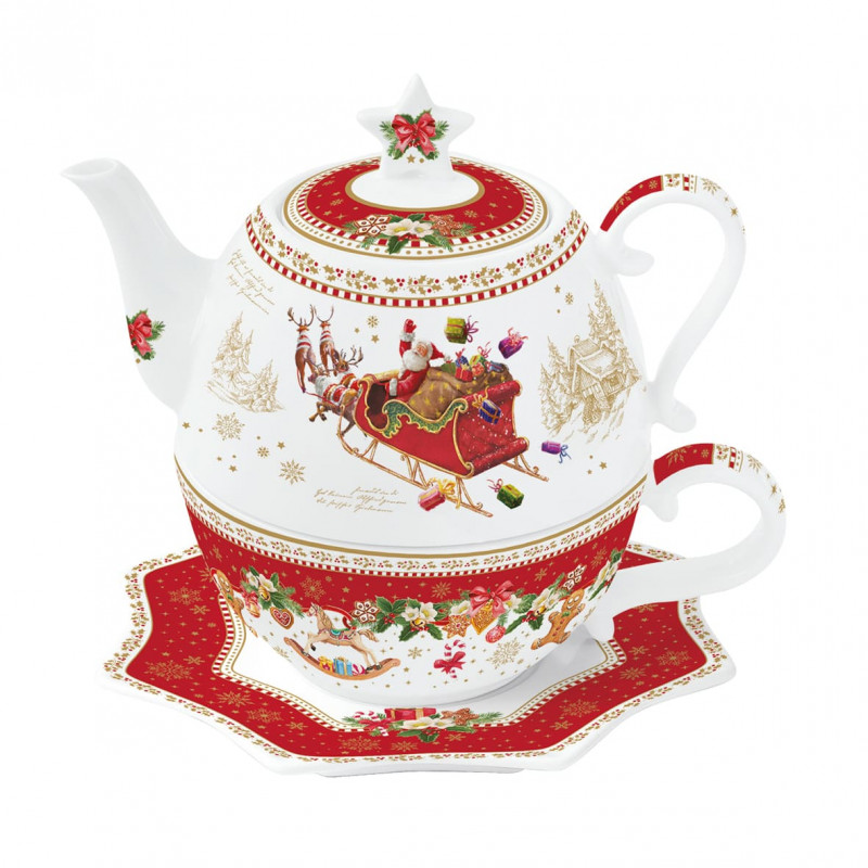 Christmas Memories Fincan və çaydan dəsti 450 ml