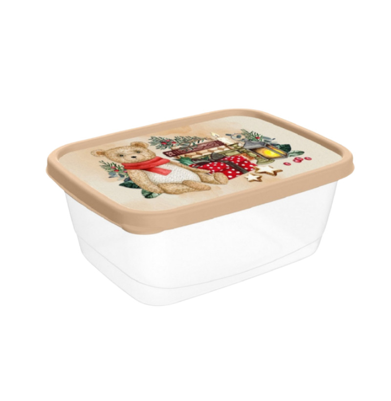 Saxlama Qabı 0,85 lt - Bej